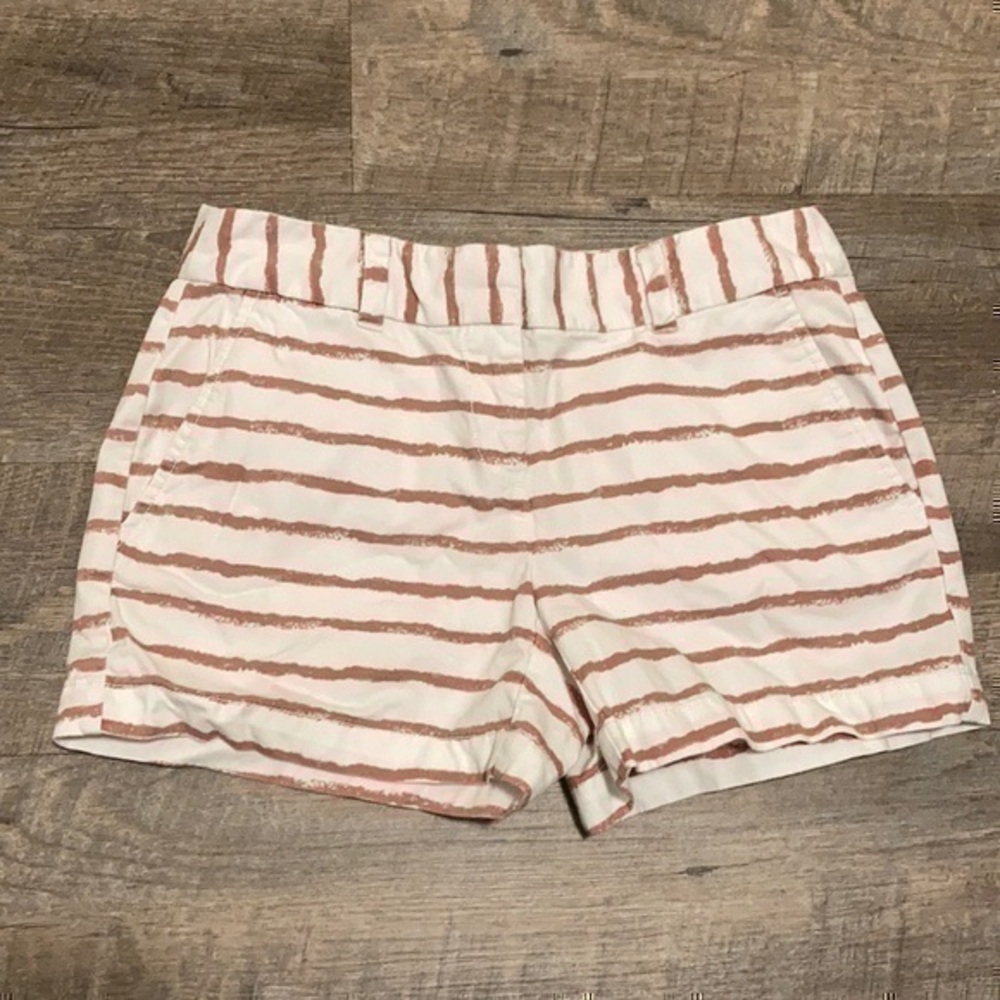 Loft original white/red chino shorts size 00